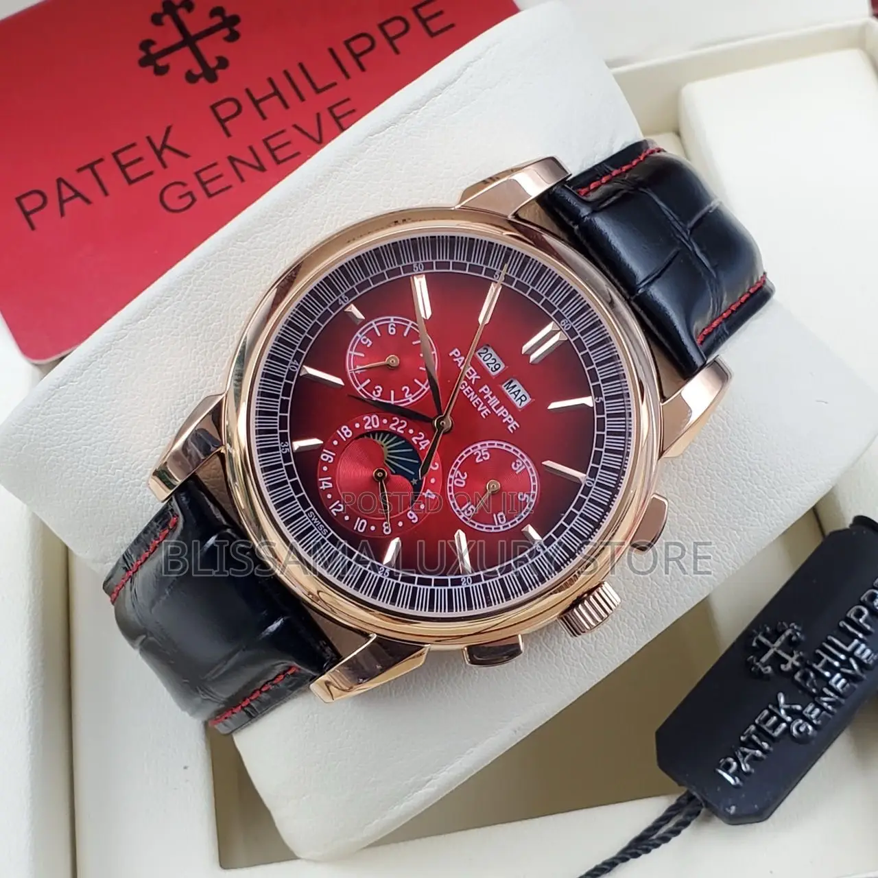 Patek Philippe Premium Luxury Leather Wristwatches