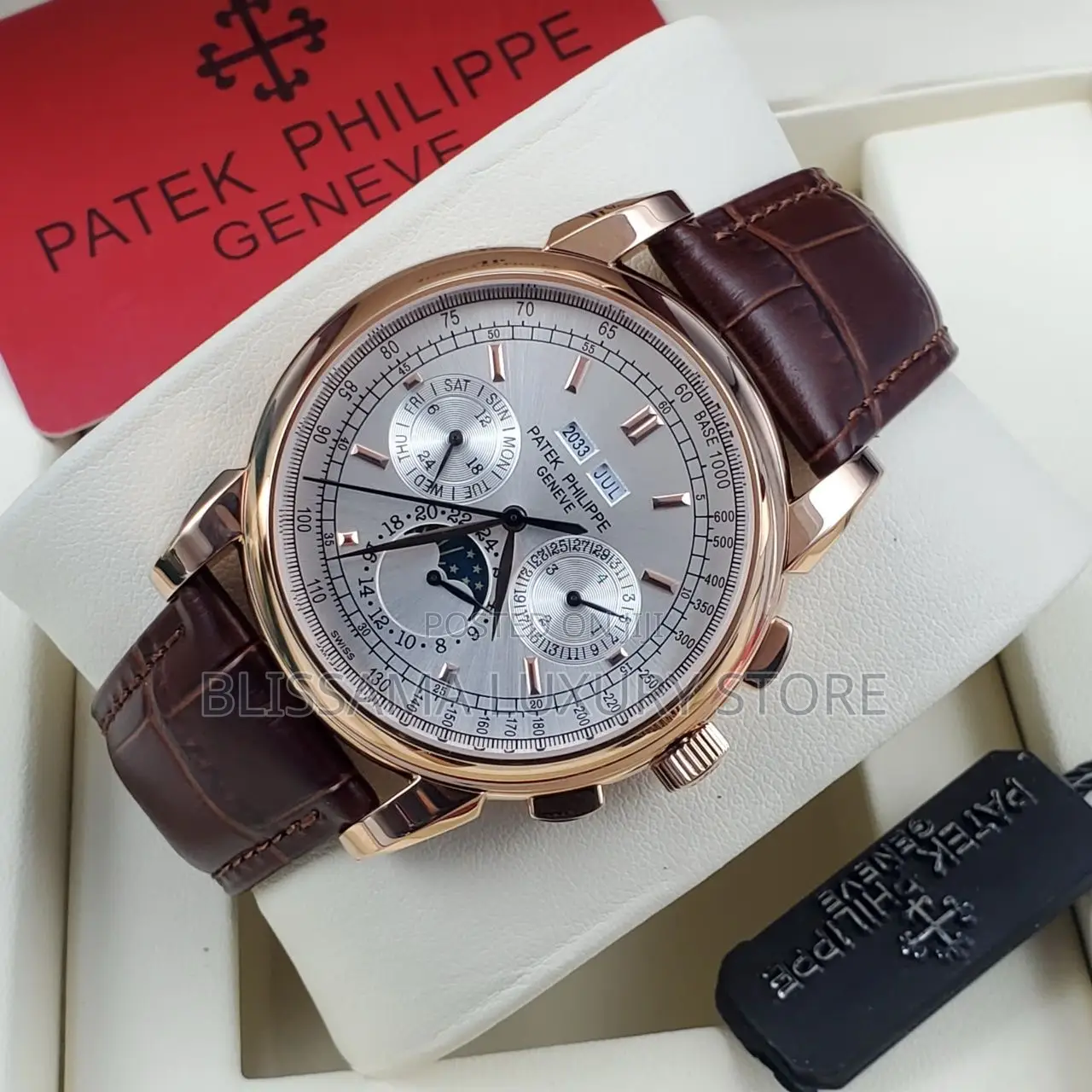 Patek Philippe Premium Luxury Leather Wristwatches