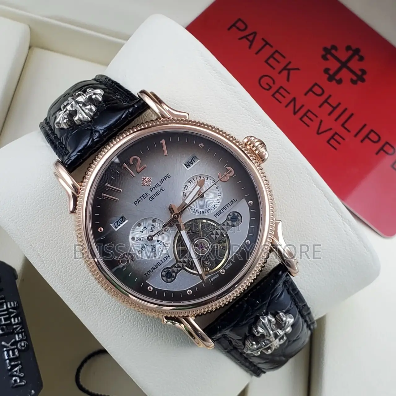 Pakek Philippe Premium Luxury Leather Wristwatches