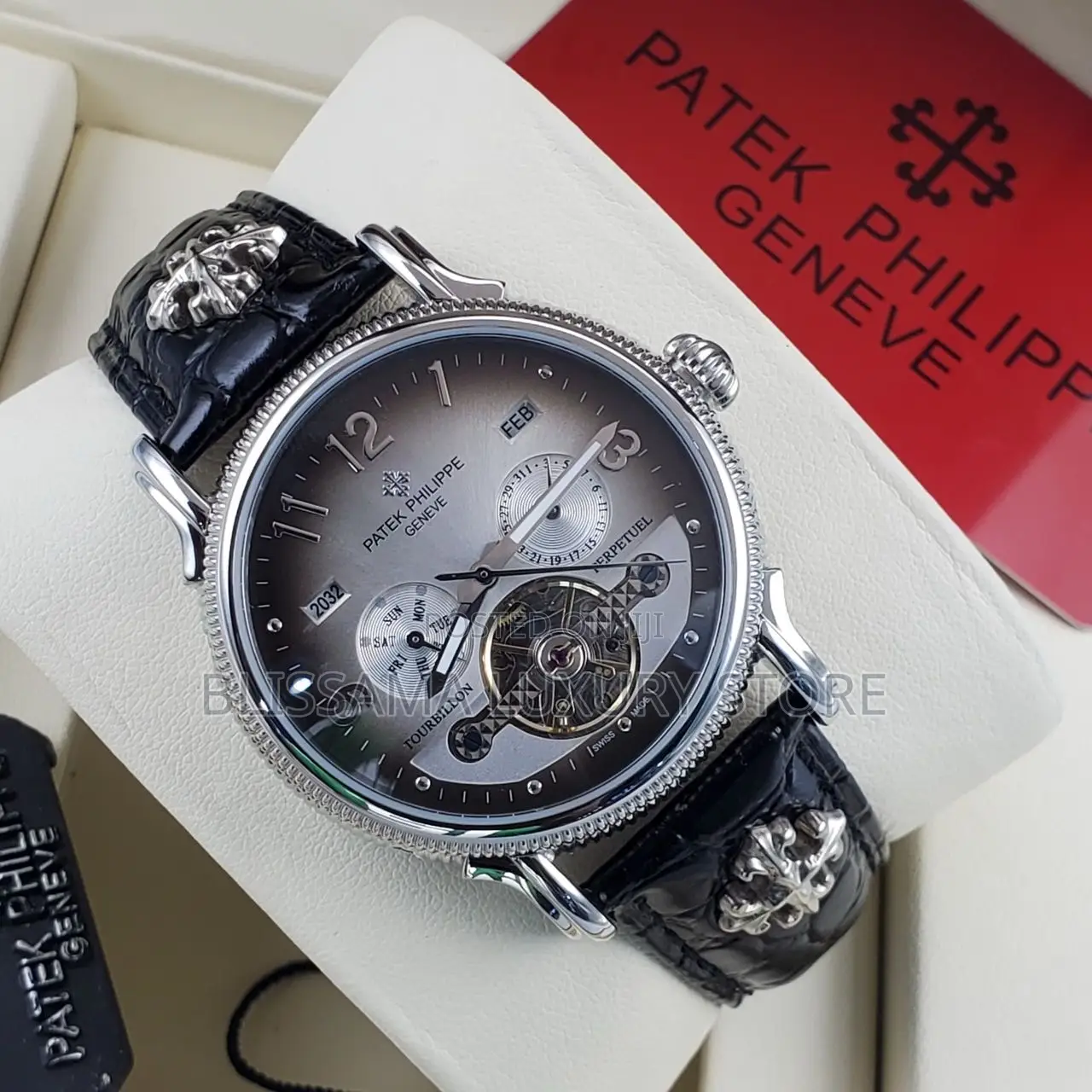 Pakek Philippe Premium Luxury Leather Wristwatches