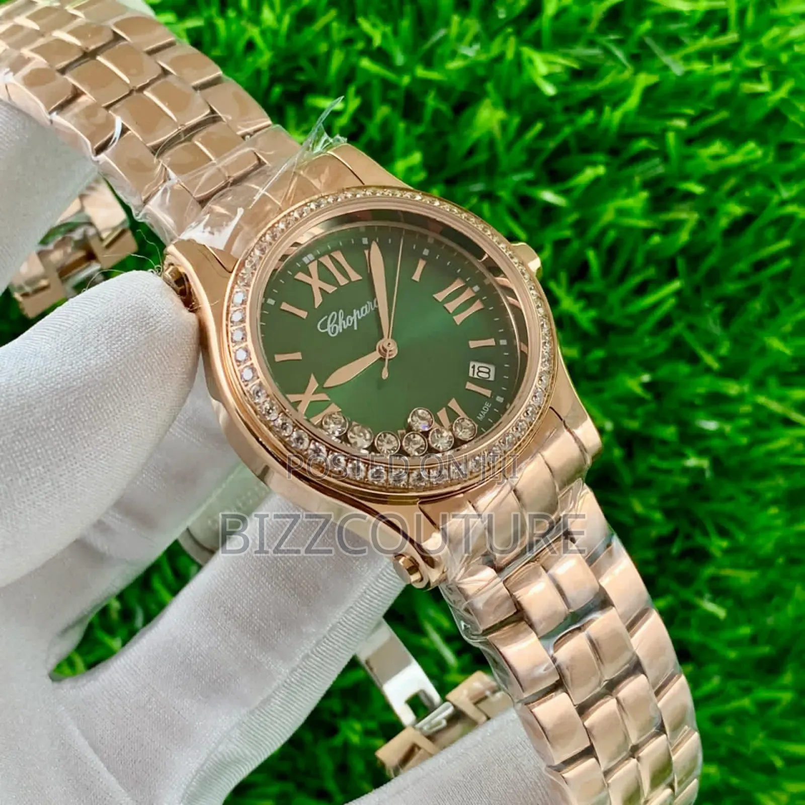 Original Chopard Gold Stainless Steel Bracelet Watch