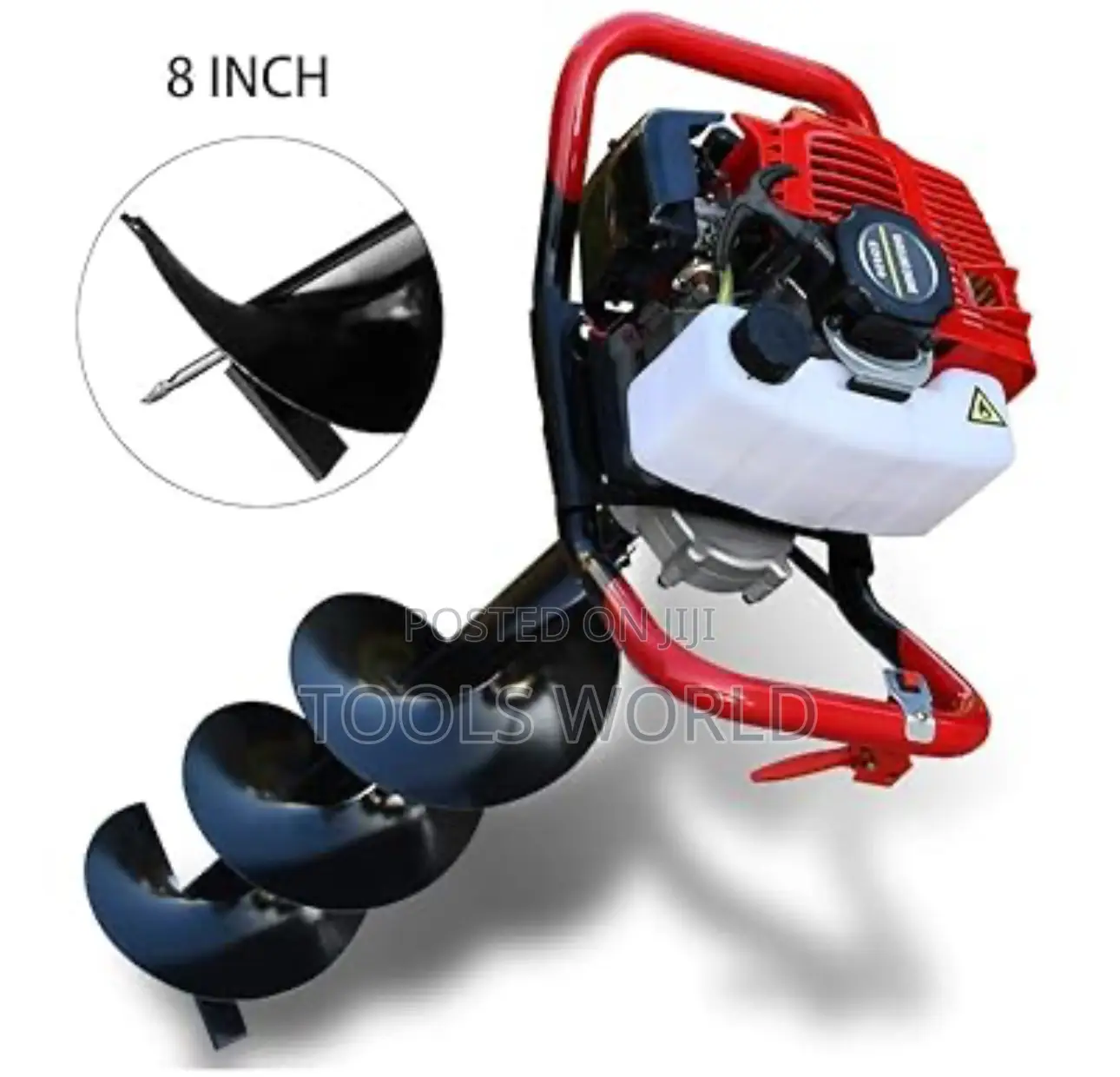 Post Hole Digger Earth Auger With 8” Earth Auger Drill Bit