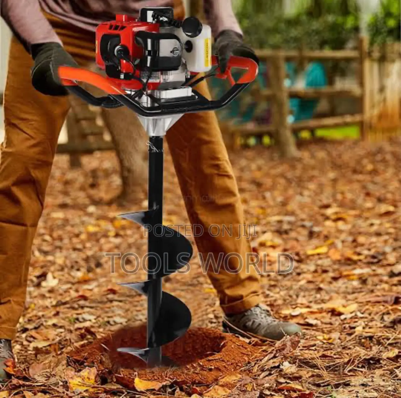 Post Hole Digger Earth Auger With 8” Earth Auger Drill Bit