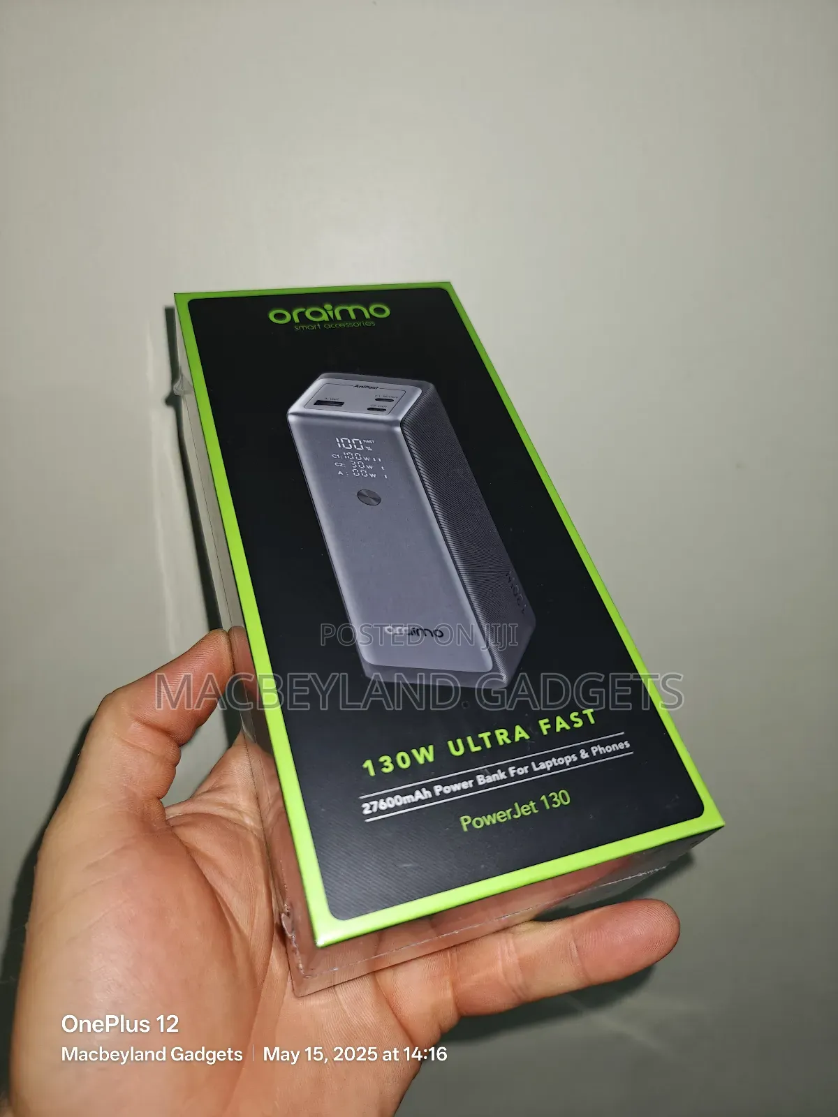 Oraimo Power Jet 130. 27,600mah Power Bank 130 Watts