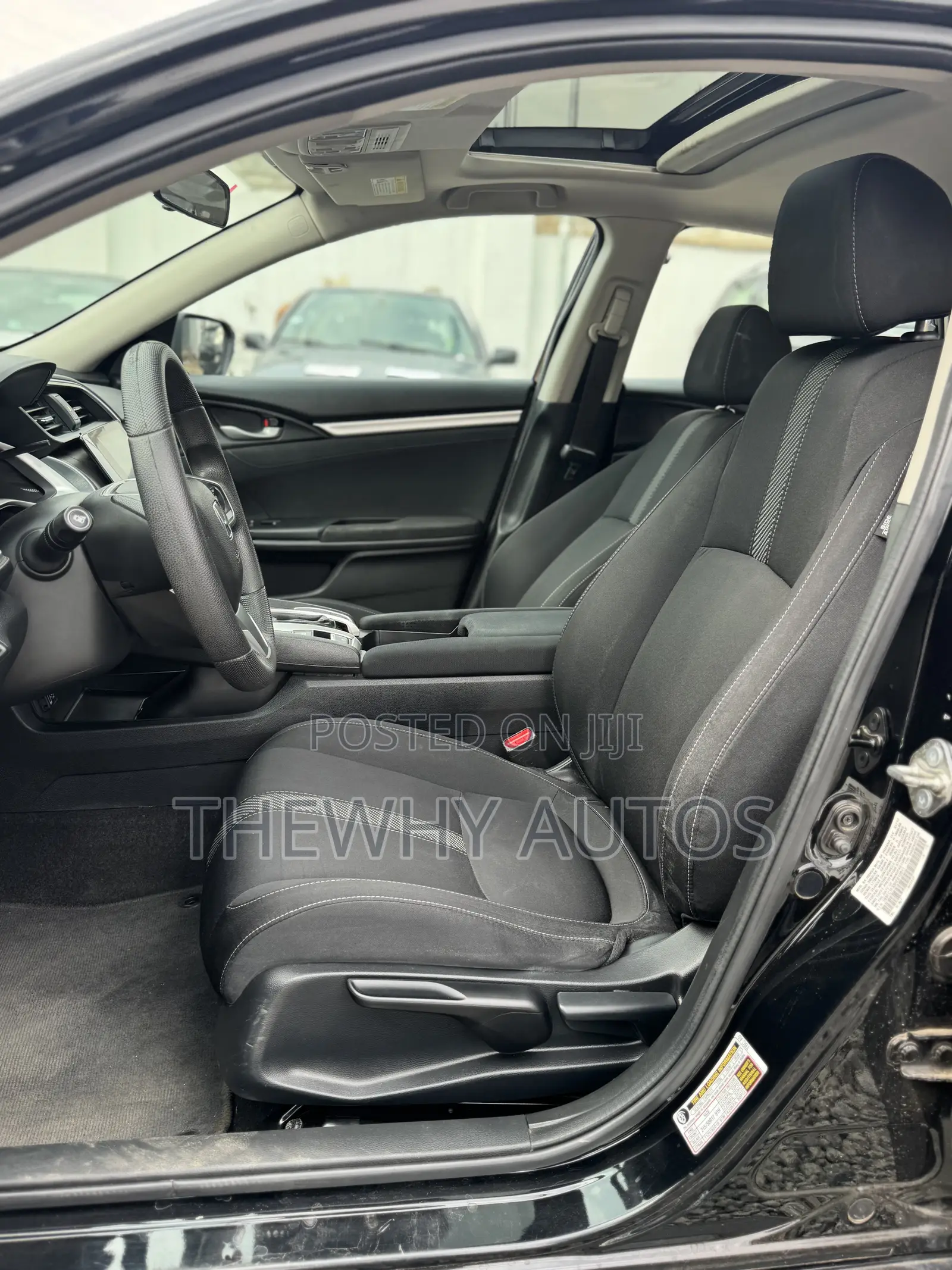 Honda Civic EX-L 4dr Sedan (1.5L 4cyl) 2017 Black