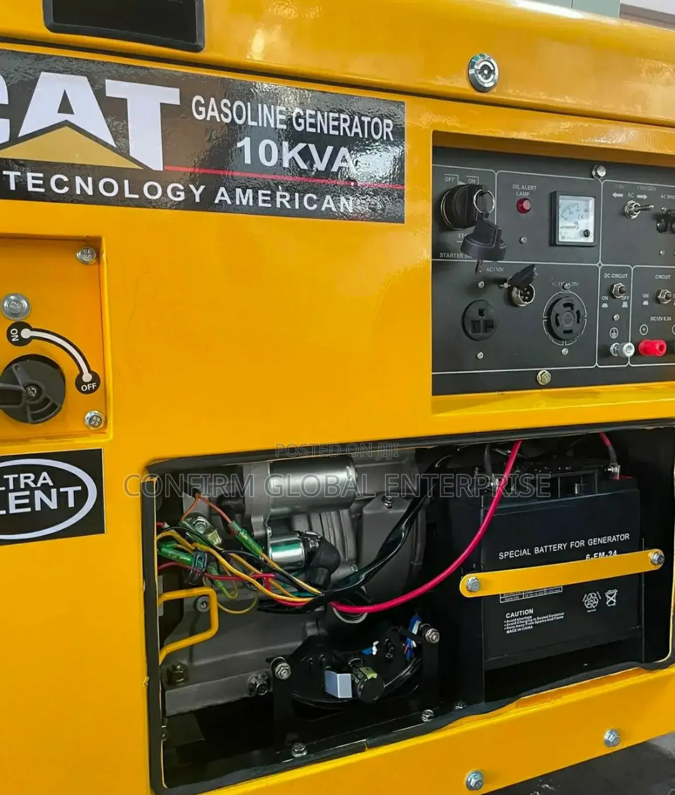 Original Caterpillar 10kva Key Starter Generator
