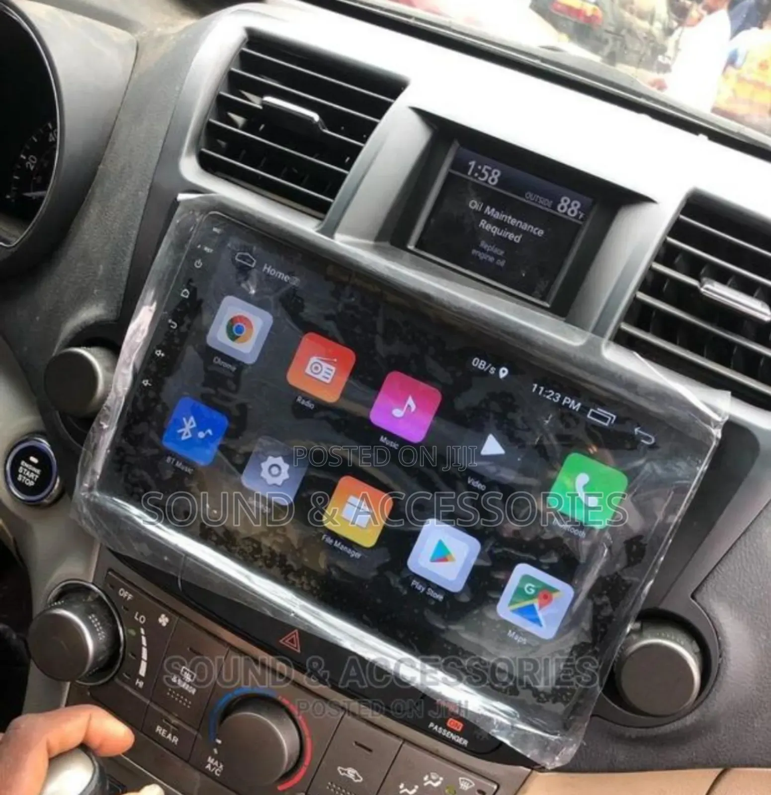 Toyota Highlander 2008-2013 Android GPS Navigation System