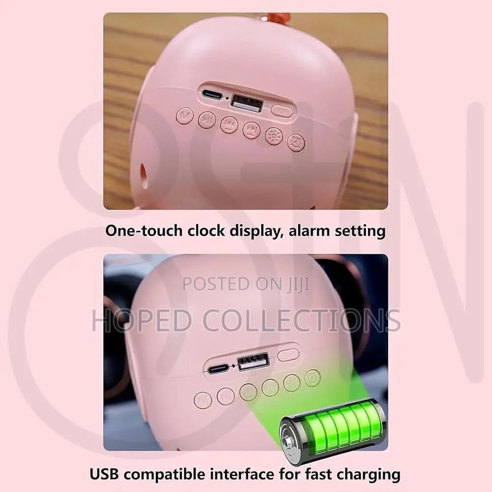 Bluetooth Alarm Clock Speaker and Phone Stand