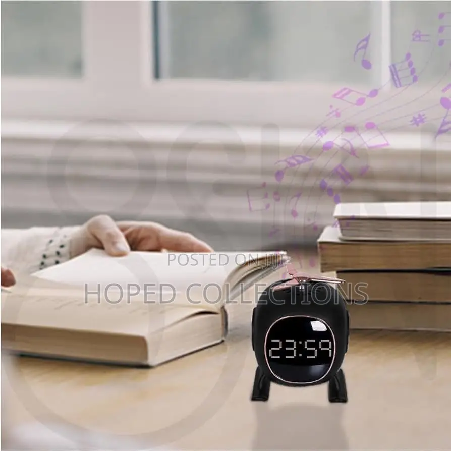 Bluetooth Alarm Clock Speaker and Phone Stand