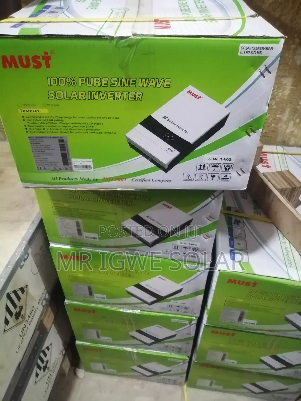 Must 6kva Hybrid Inverter 48v