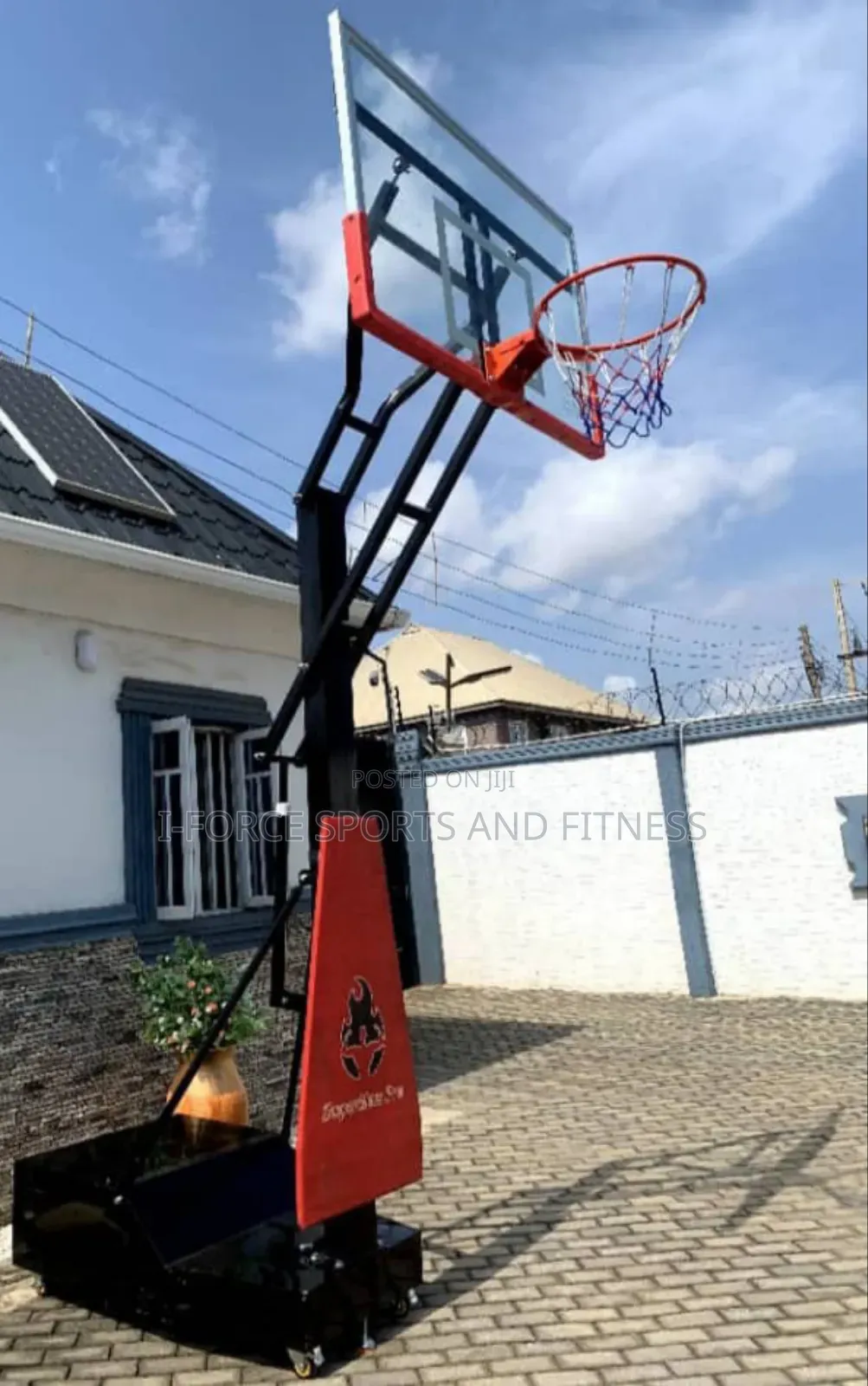 Set of Basketball Stand