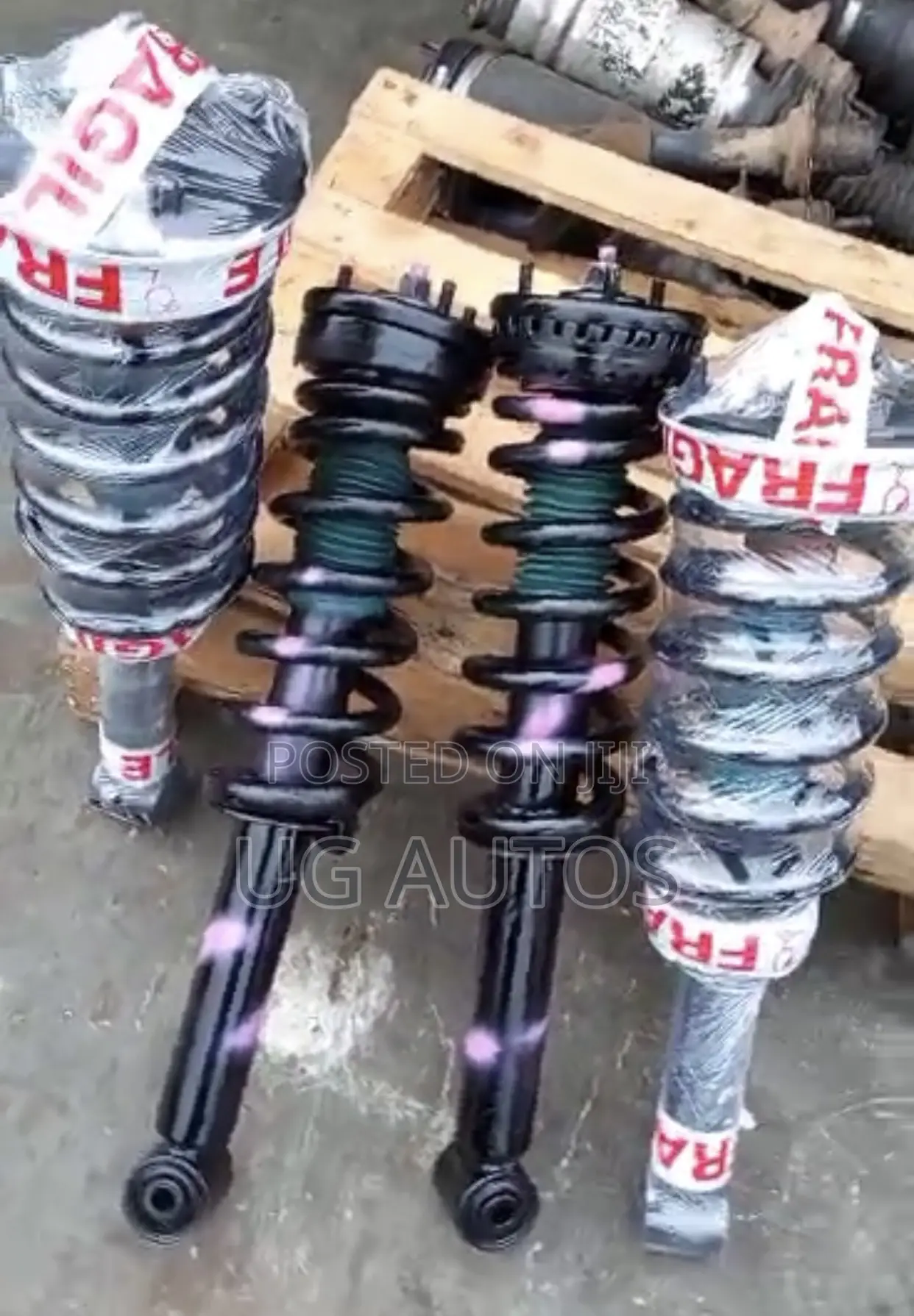 Front Back Shock Absorbers With Spring Land Rover Lr4