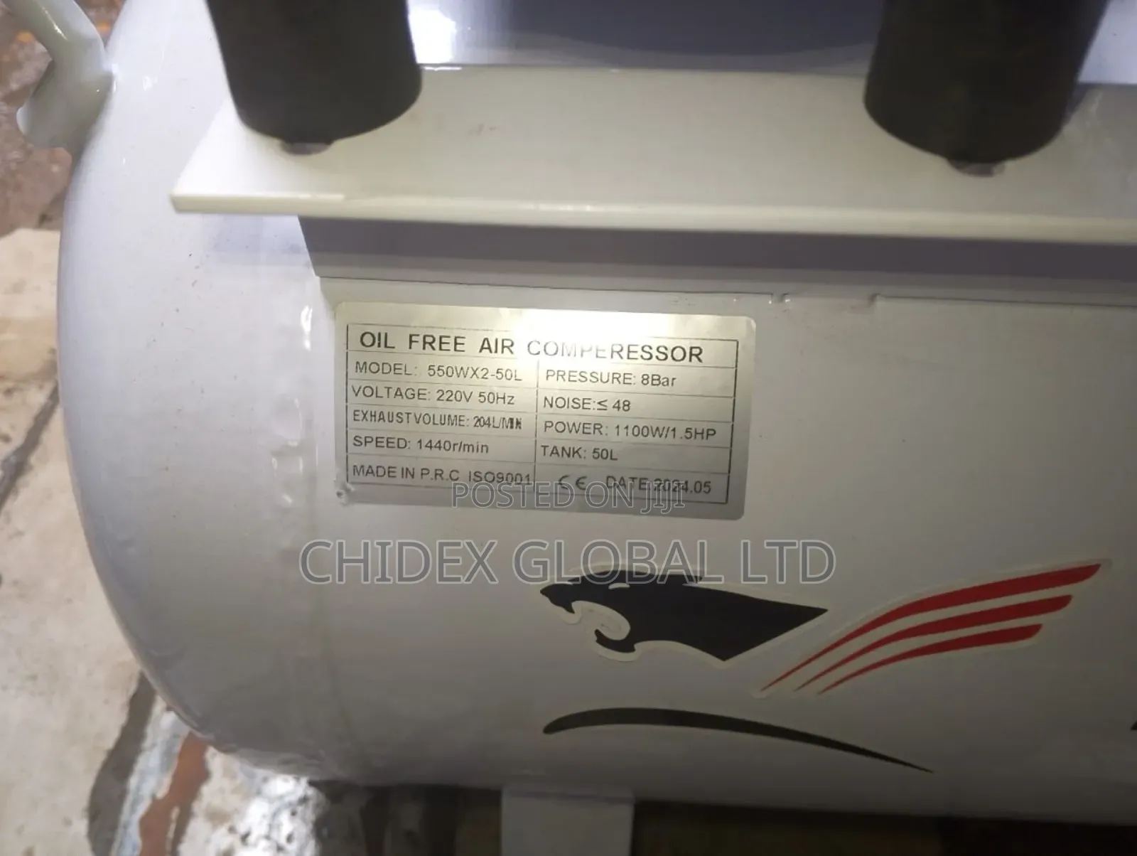 Original Brand New Oil Free Air Compressor 1100w 1.5hp