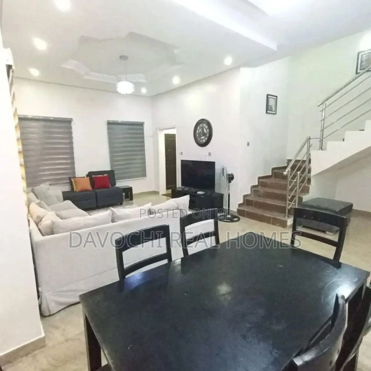 Furnished 4bdrm Duplex in Chevron Drive for rent