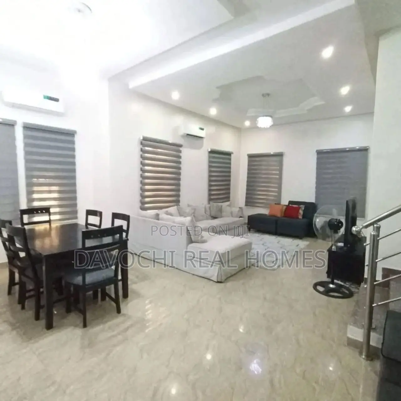 Furnished 4bdrm Duplex in Chevron Drive for rent