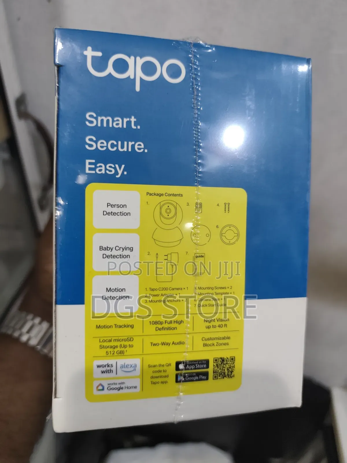 Tapo Pan/Tilt Home Security C200 Wi-Fi Camera