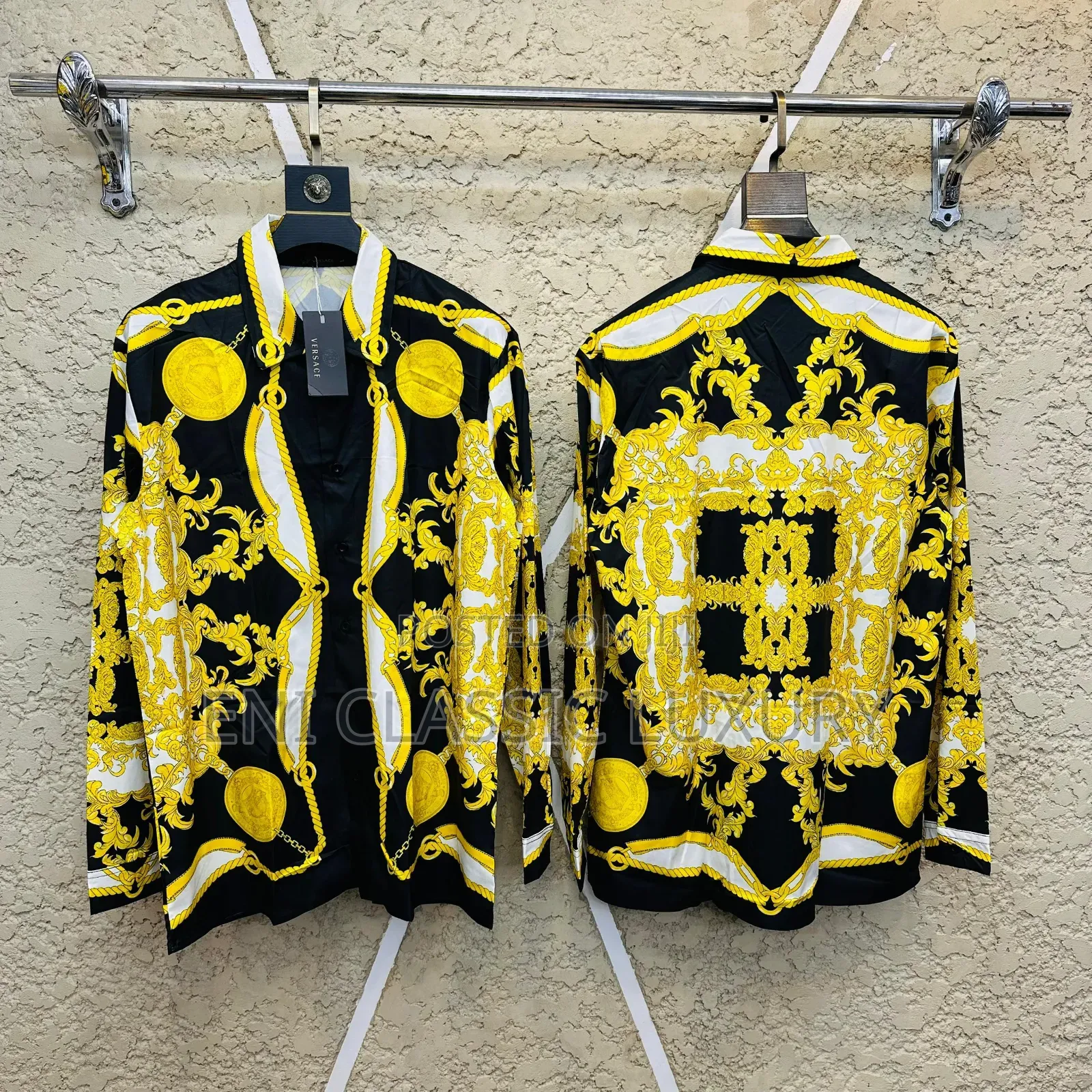 Best Quality Luxury Designer Vintage Shirts Versace