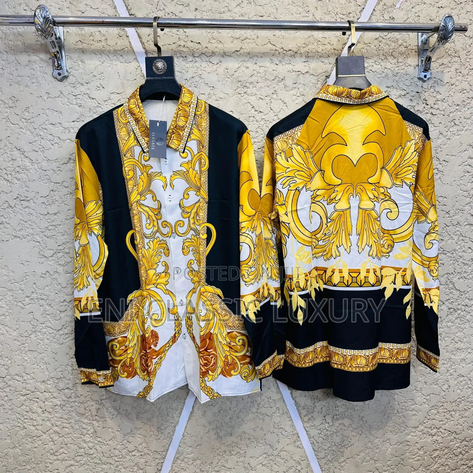 Best Quality Luxury Designer Vintage Shirts Versace