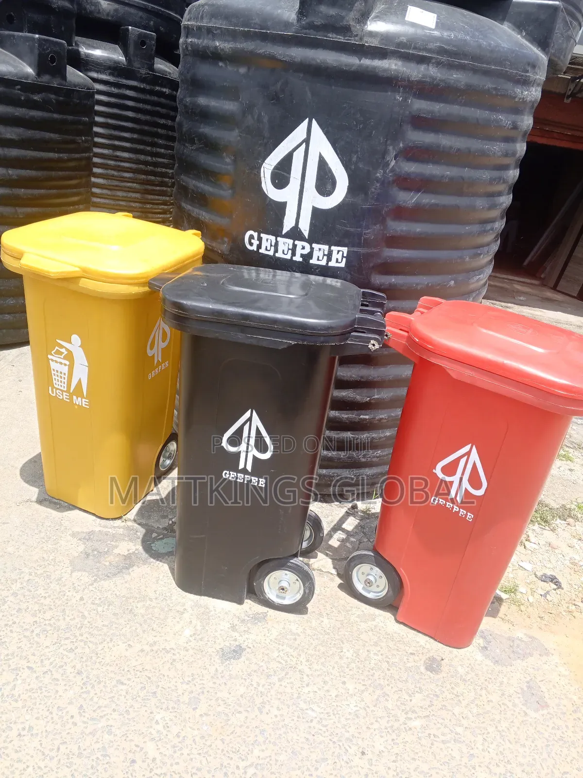 Waste Bin 120ltrs for Estate