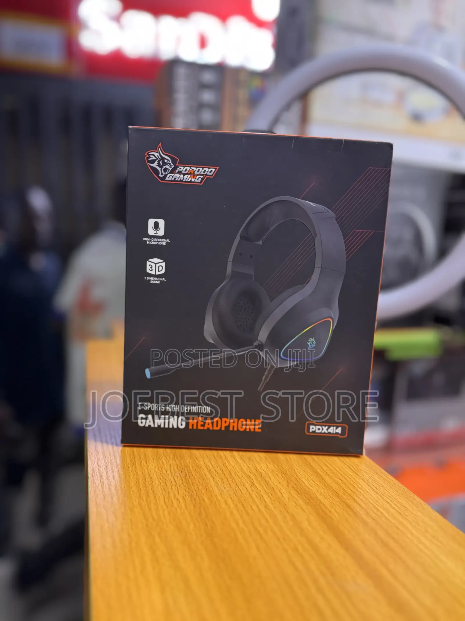 Porodo Gaming 7.1 Surround Headset Pdx417 – Soft Breathable