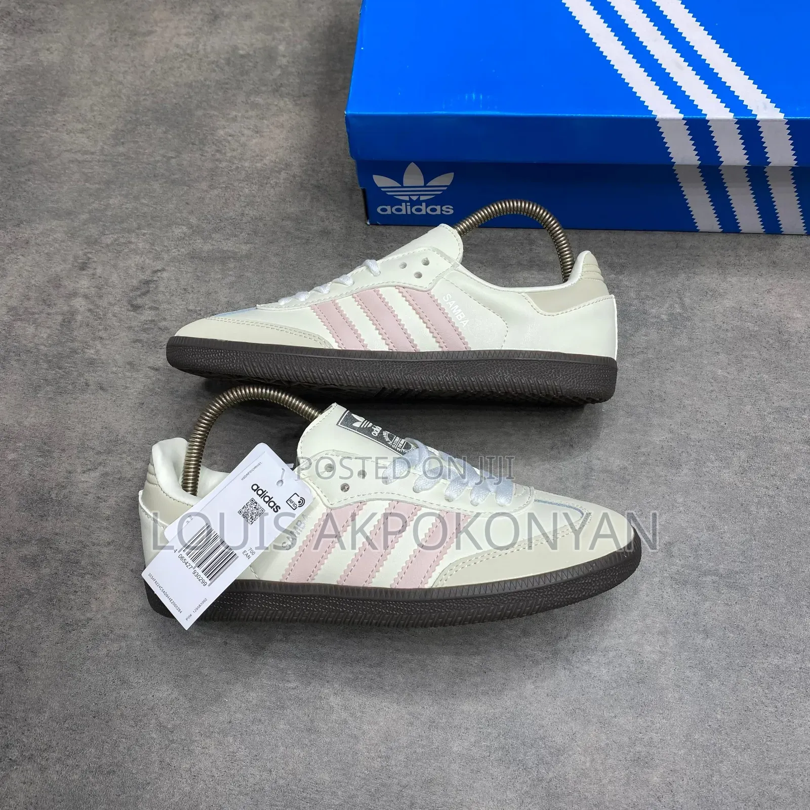 Adidas Og Samba White Cloud Sneakers