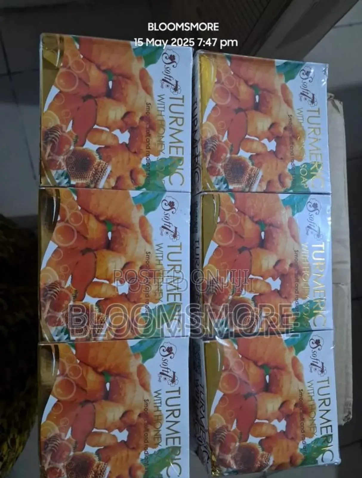 Turmeric and Honey Soap(A Pack of 6) in Lagos