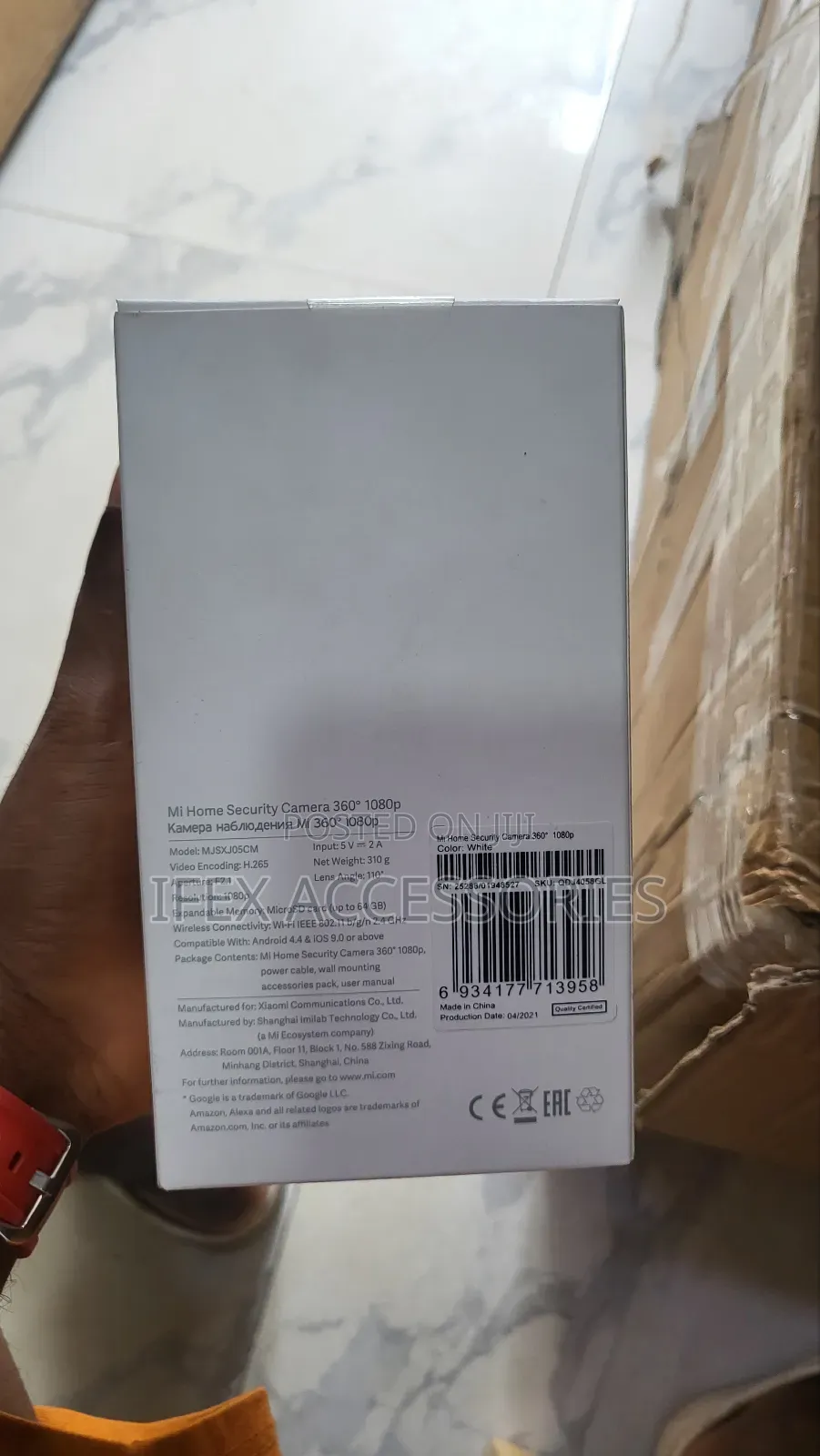 Xiaomi Wifi 1080p Hd Night Vision Security CCTV Webcam