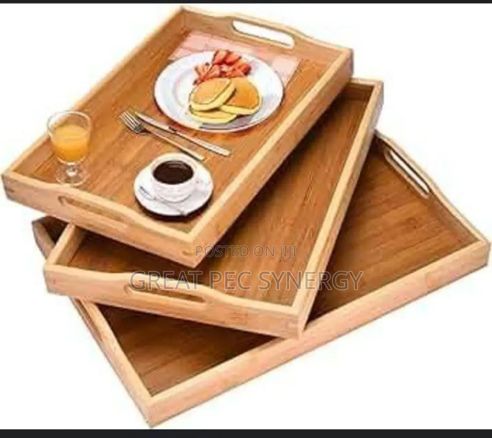 Bamboo Tray 3 Set