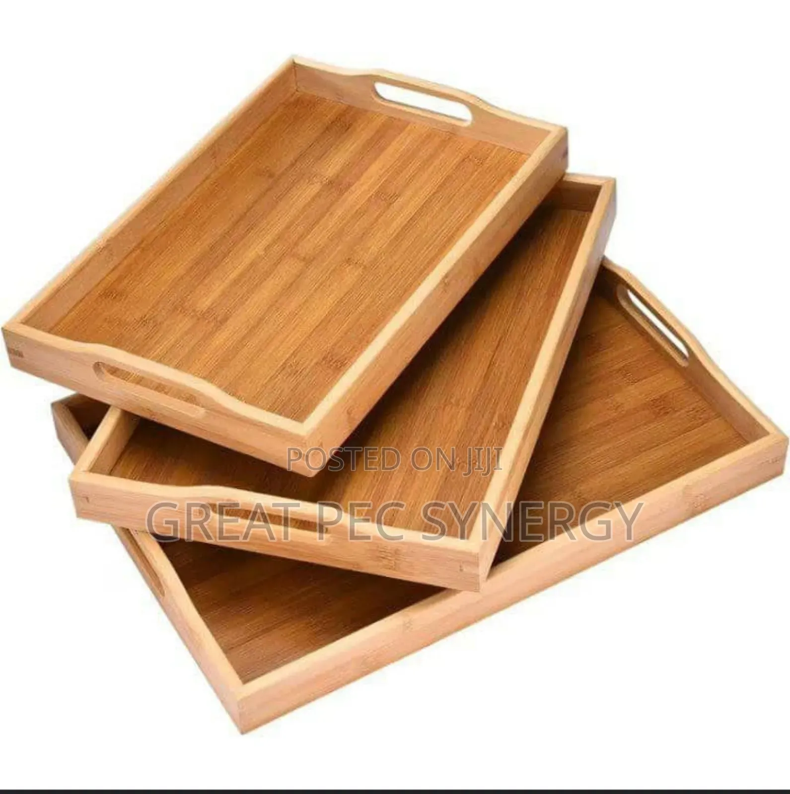 Bamboo Tray 3 Set
