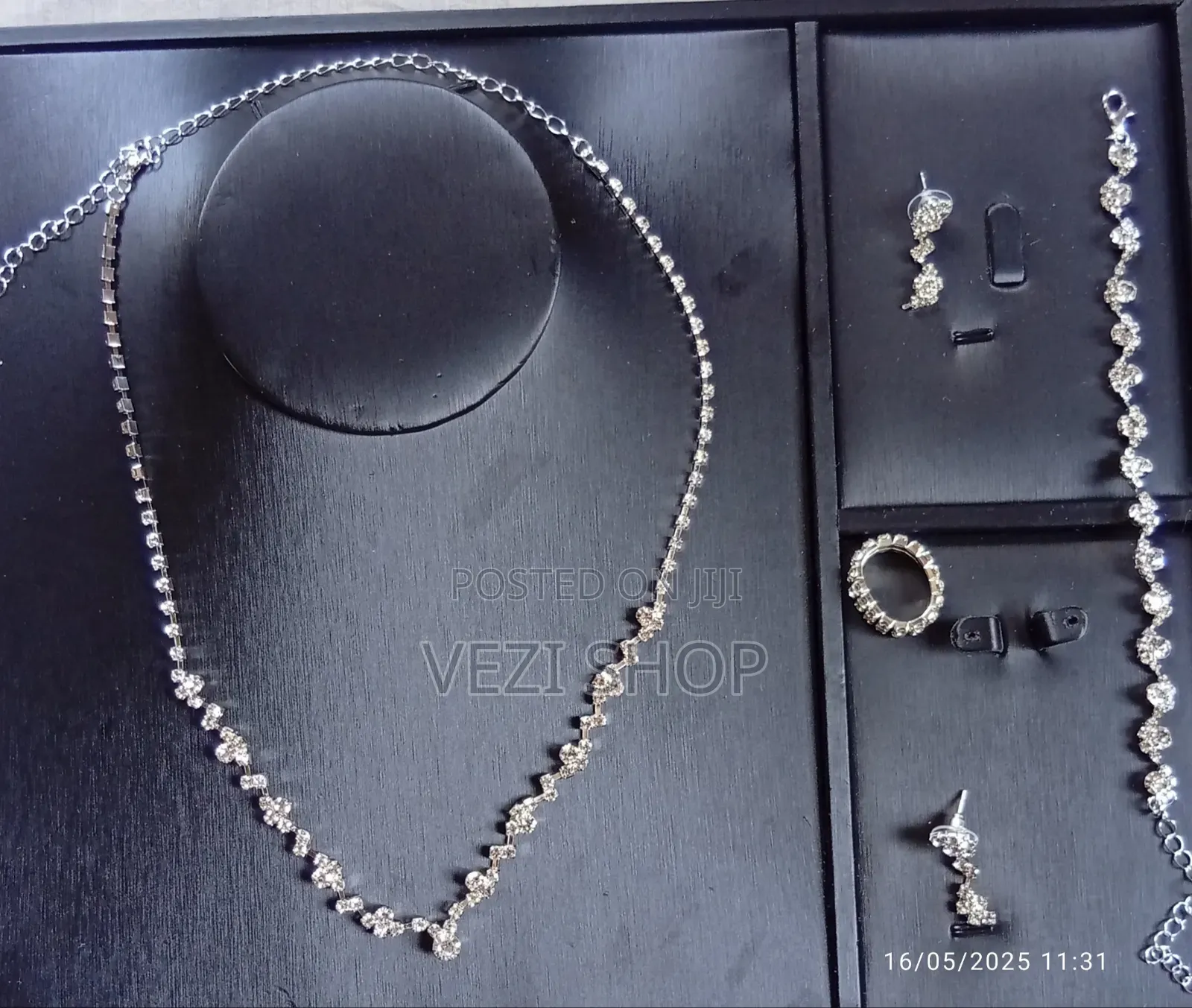 4 Piece Silver Plated Set Jewelry