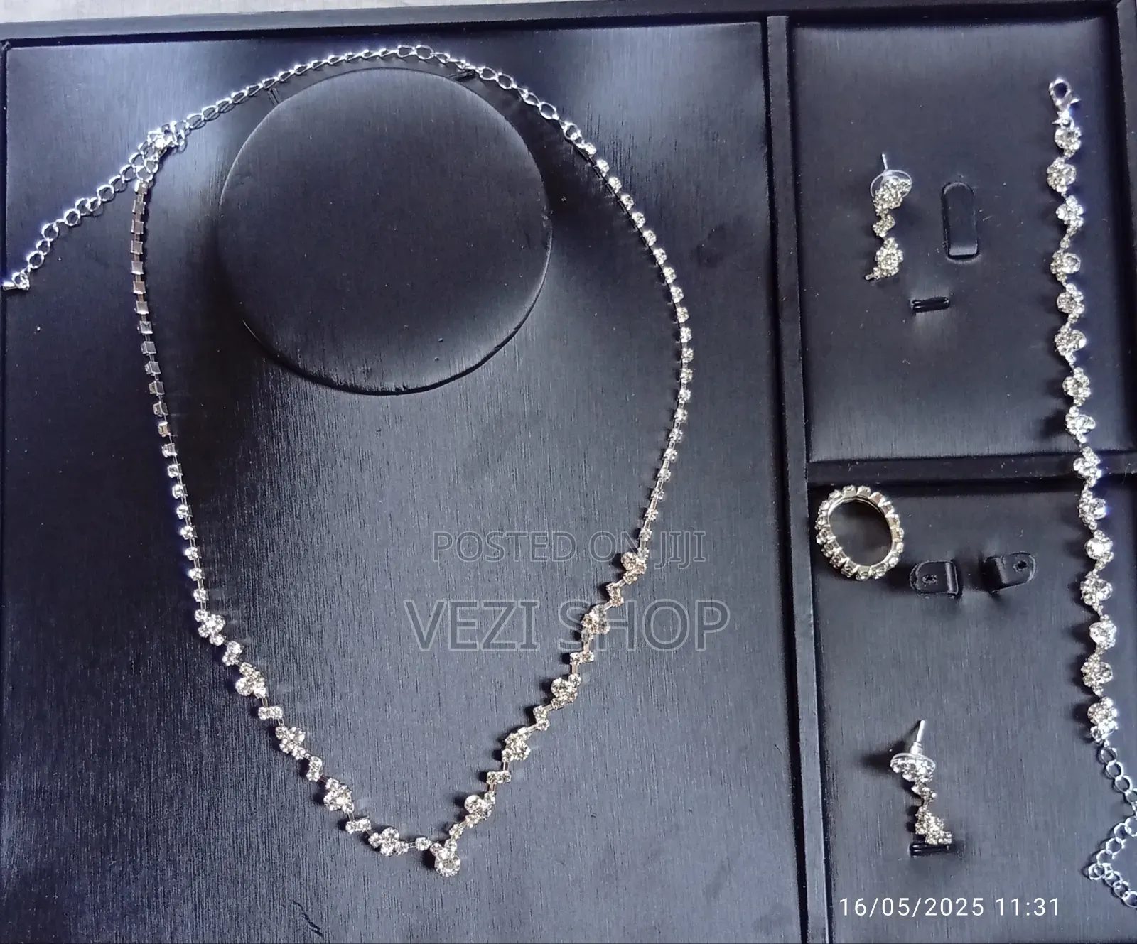 4 Piece Silver Plated Set Jewelry
