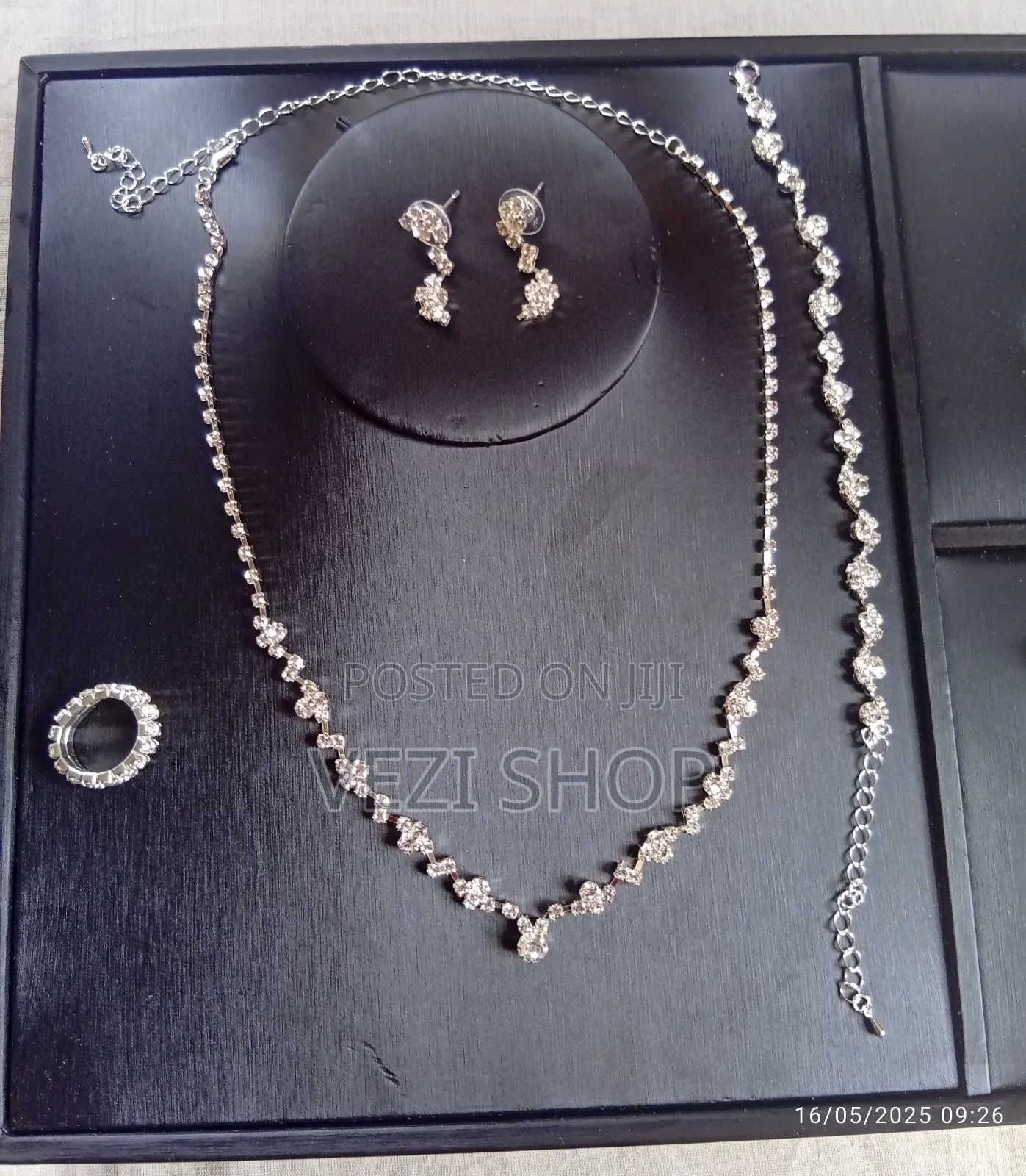 4 Piece Silver Plated Set Jewelry