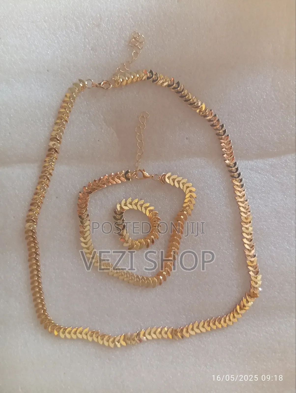 Women's 3 Piece Gold Plated Jewelry Set