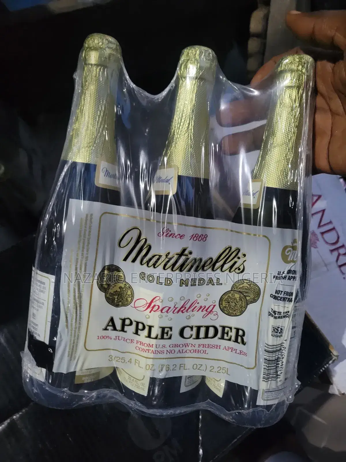 Martinelli’S Sparkling Apple Cider – 750ml by 12 Bottles