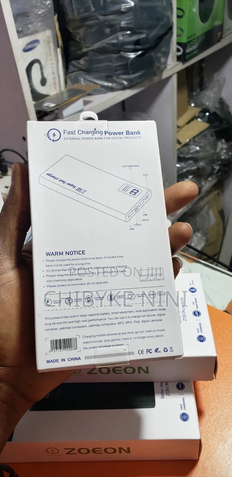 Zoeon Gt001 20,000 Mah 22.5w Super Fast Charge
