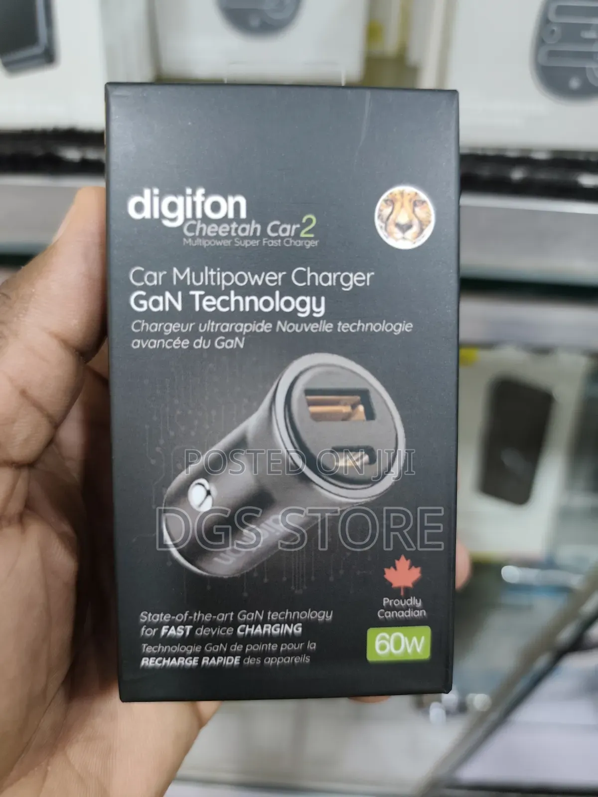 Digifon Cheetah Car 2 Charger 60w