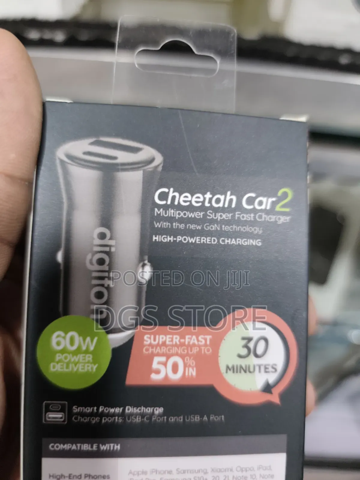 Digifon Cheetah Car 2 Charger 60w