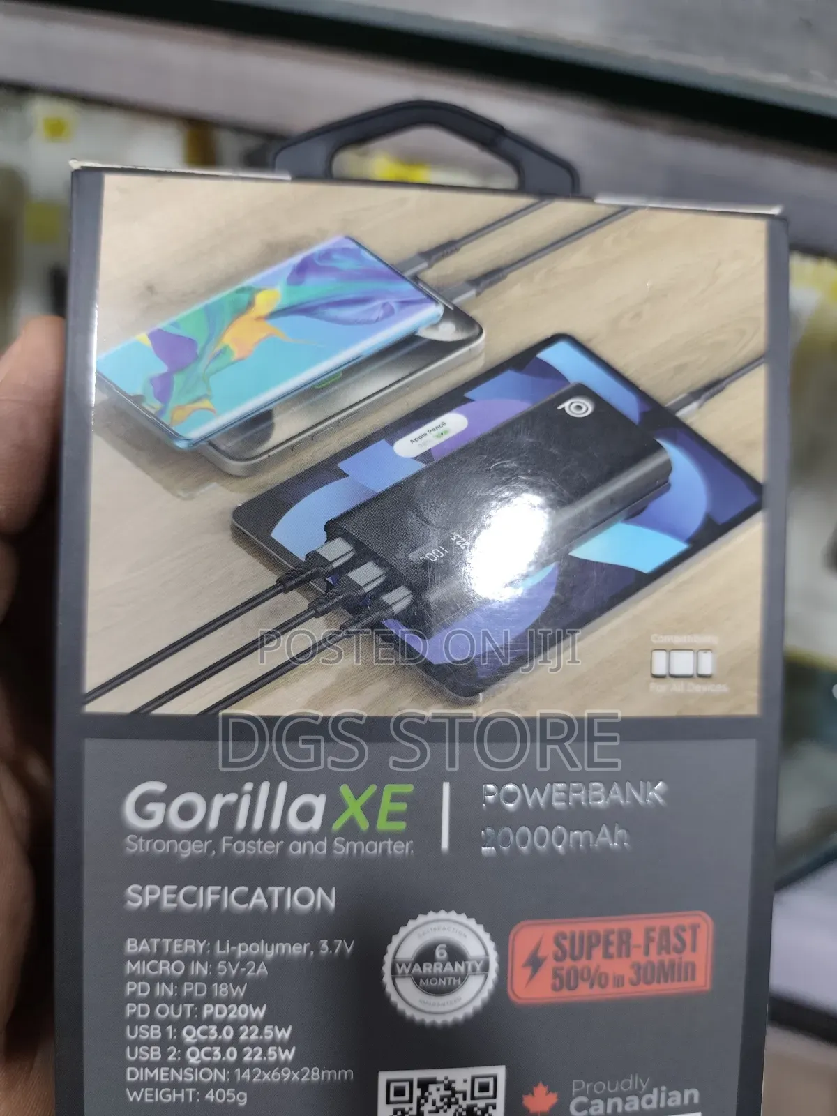 Digifon Gorilla Xe 20,000mah Power Bank