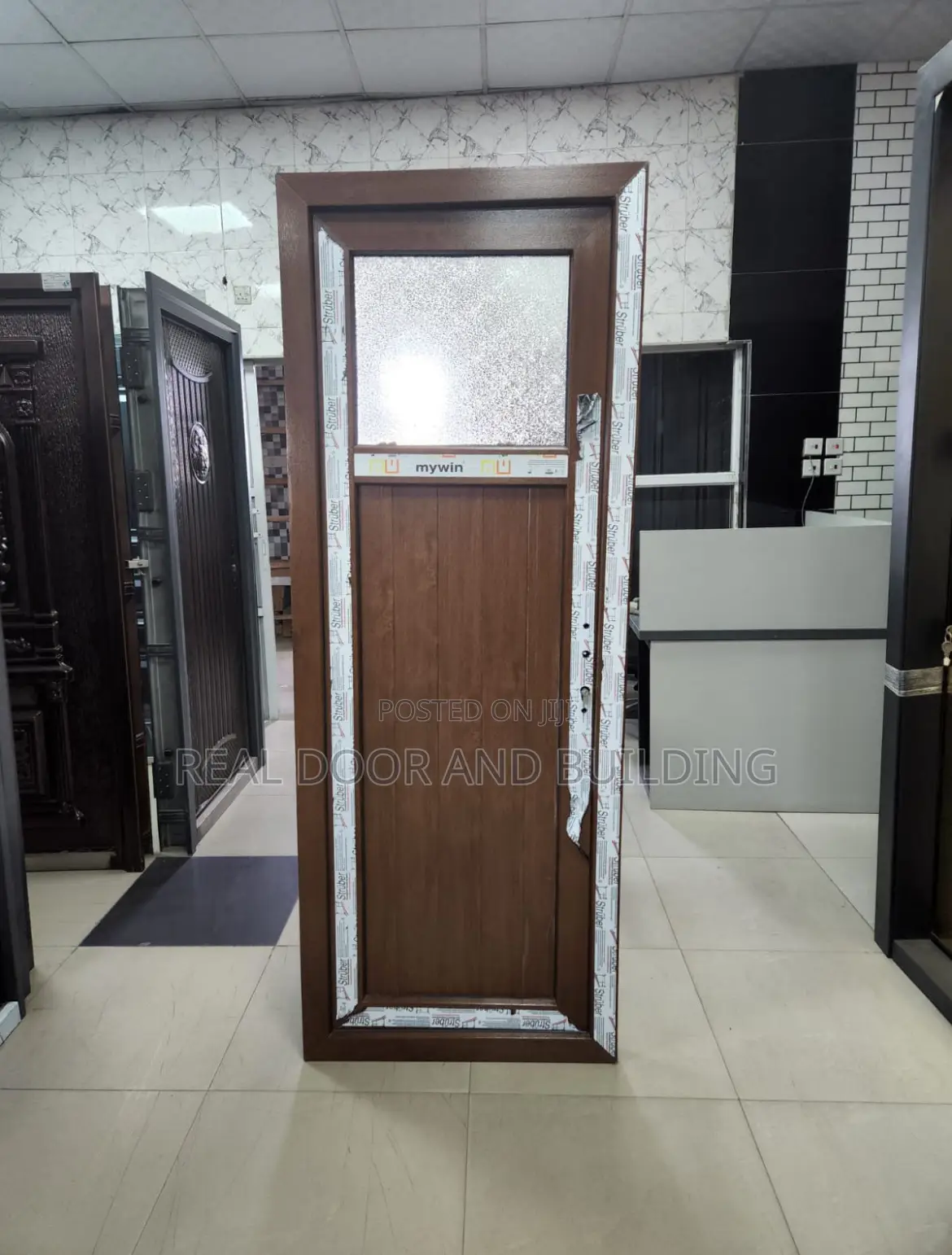 Imported Brown Turkey P.V.C With Glass Door.