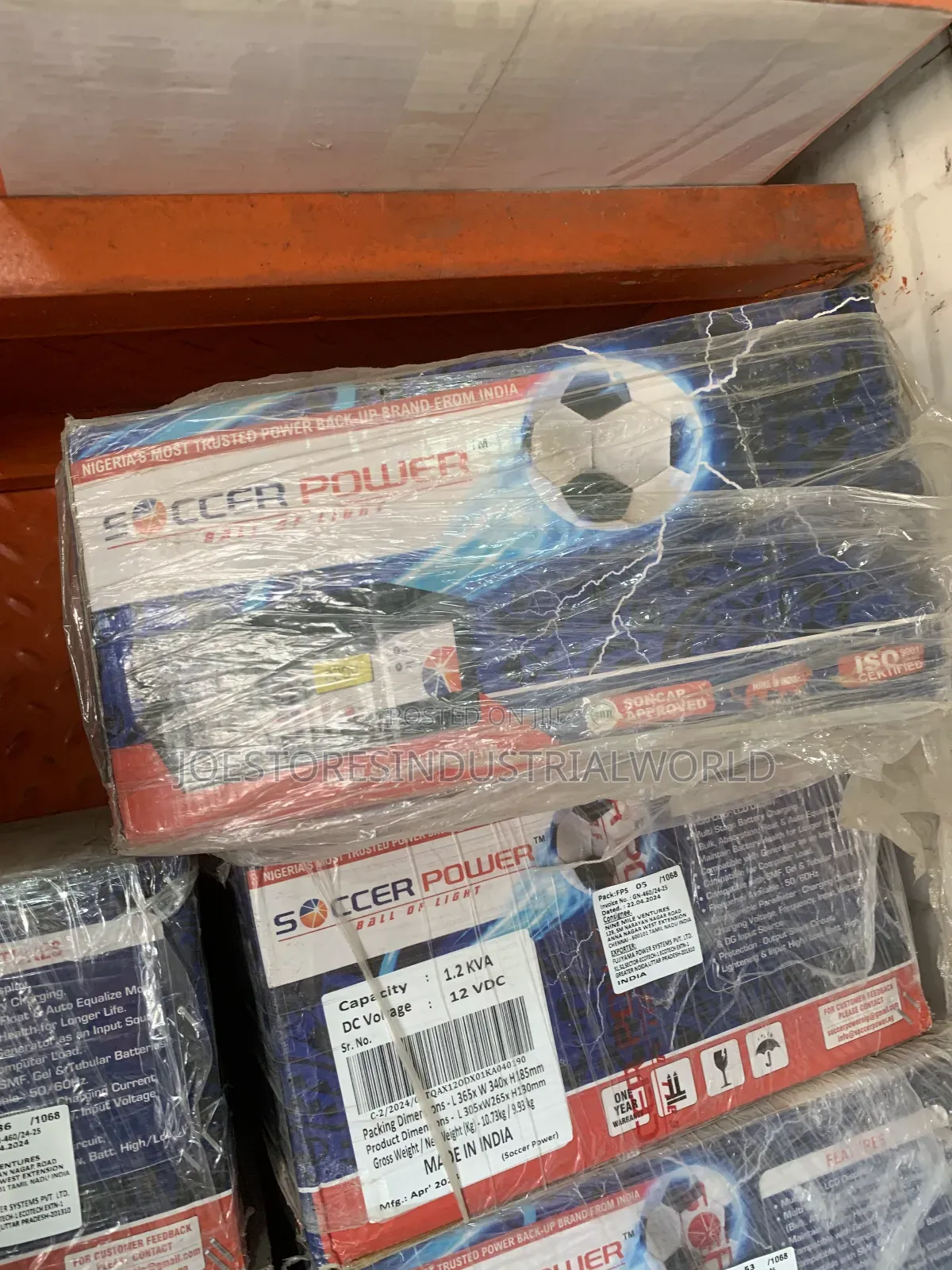 Soccer Power Solar Inverter 1.2kva 12v