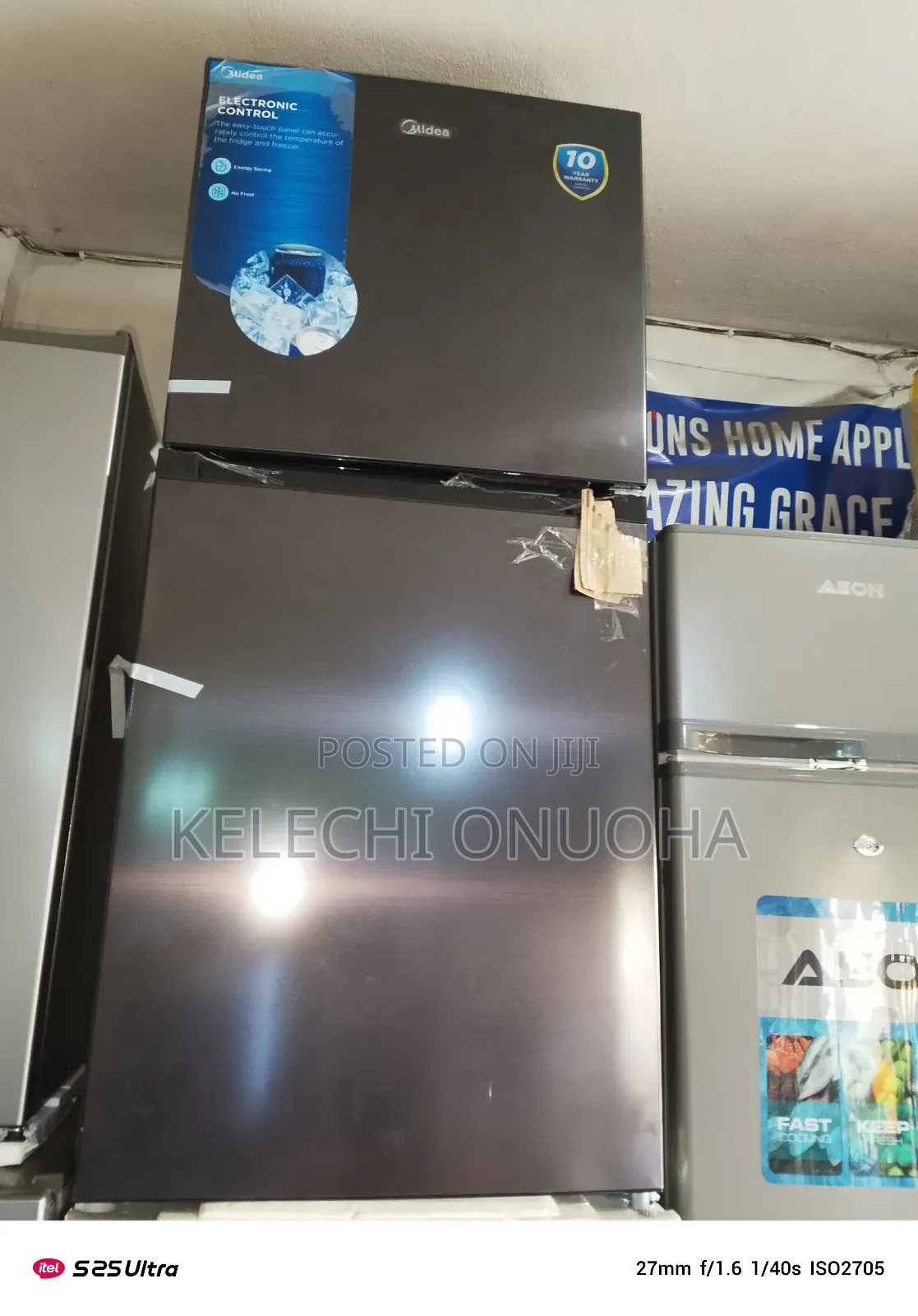 Midea Fridge Half Fridge Half Freezer