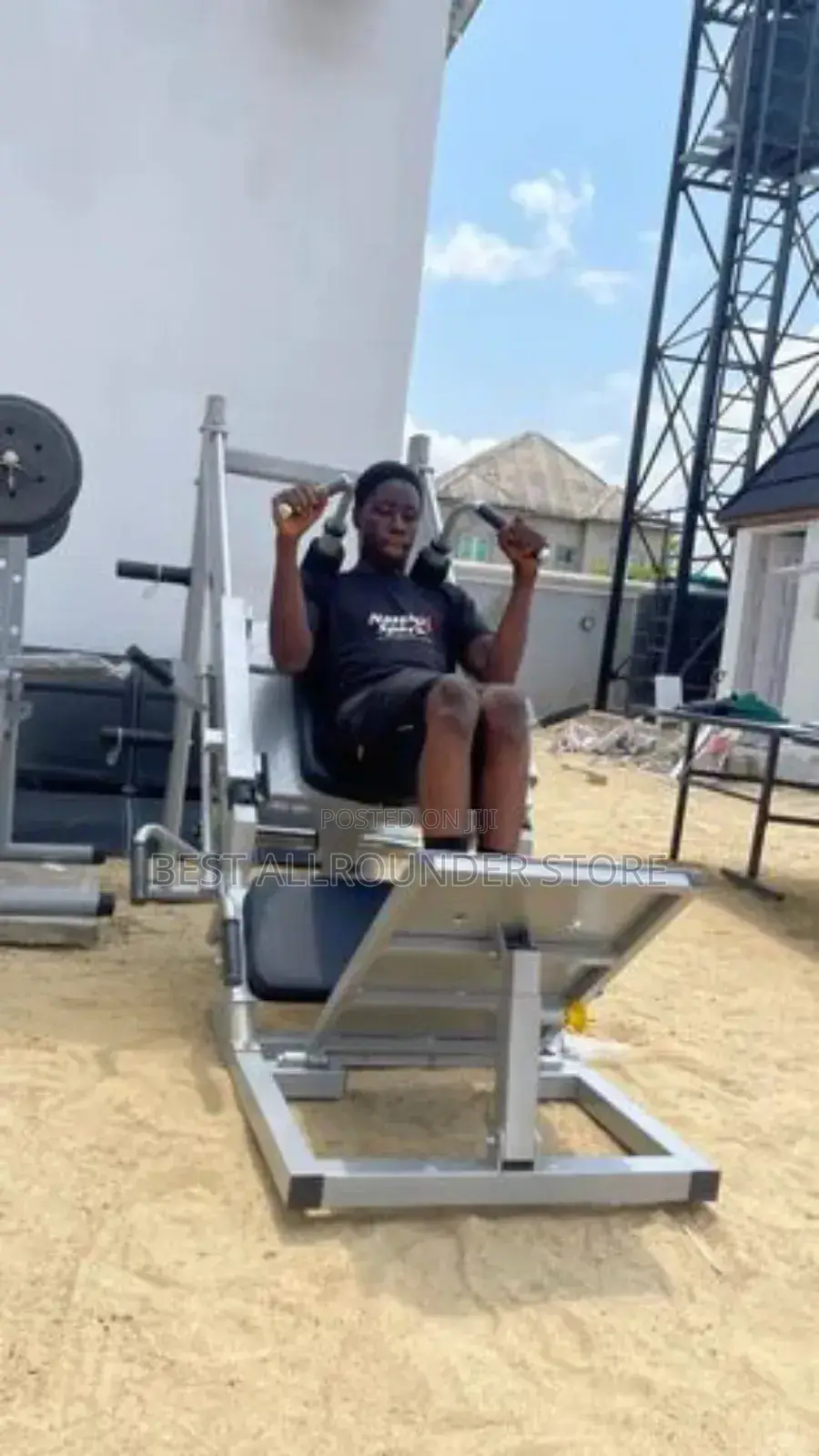 Leg Press Machine and Hack Squat Combo