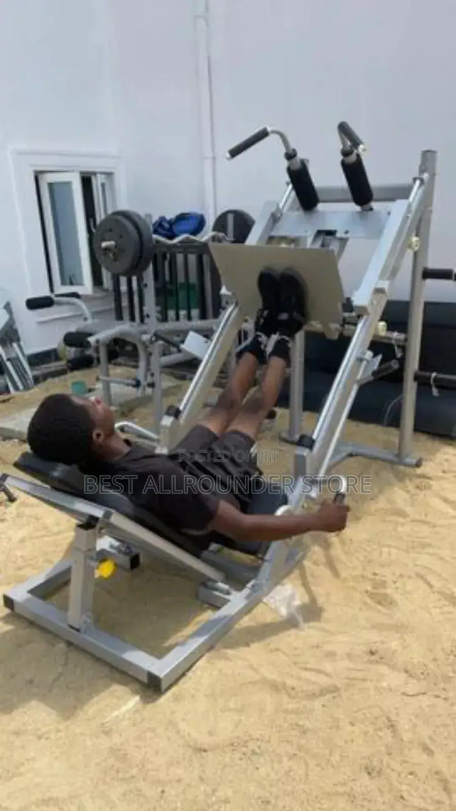 Leg Press Machine and Hack Squat Combo