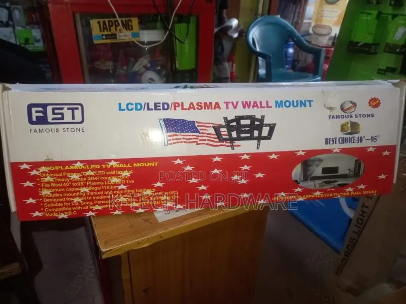 Famous Stone 40′′-95′′ Inches Adjustable Led Tv Wall Mount