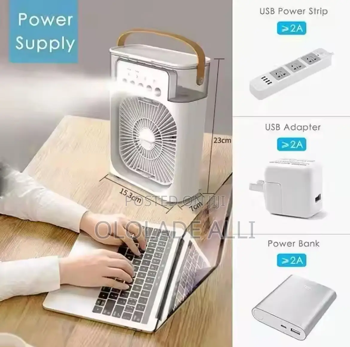 4 in 1 Portable Humidifier Fan Mini Air