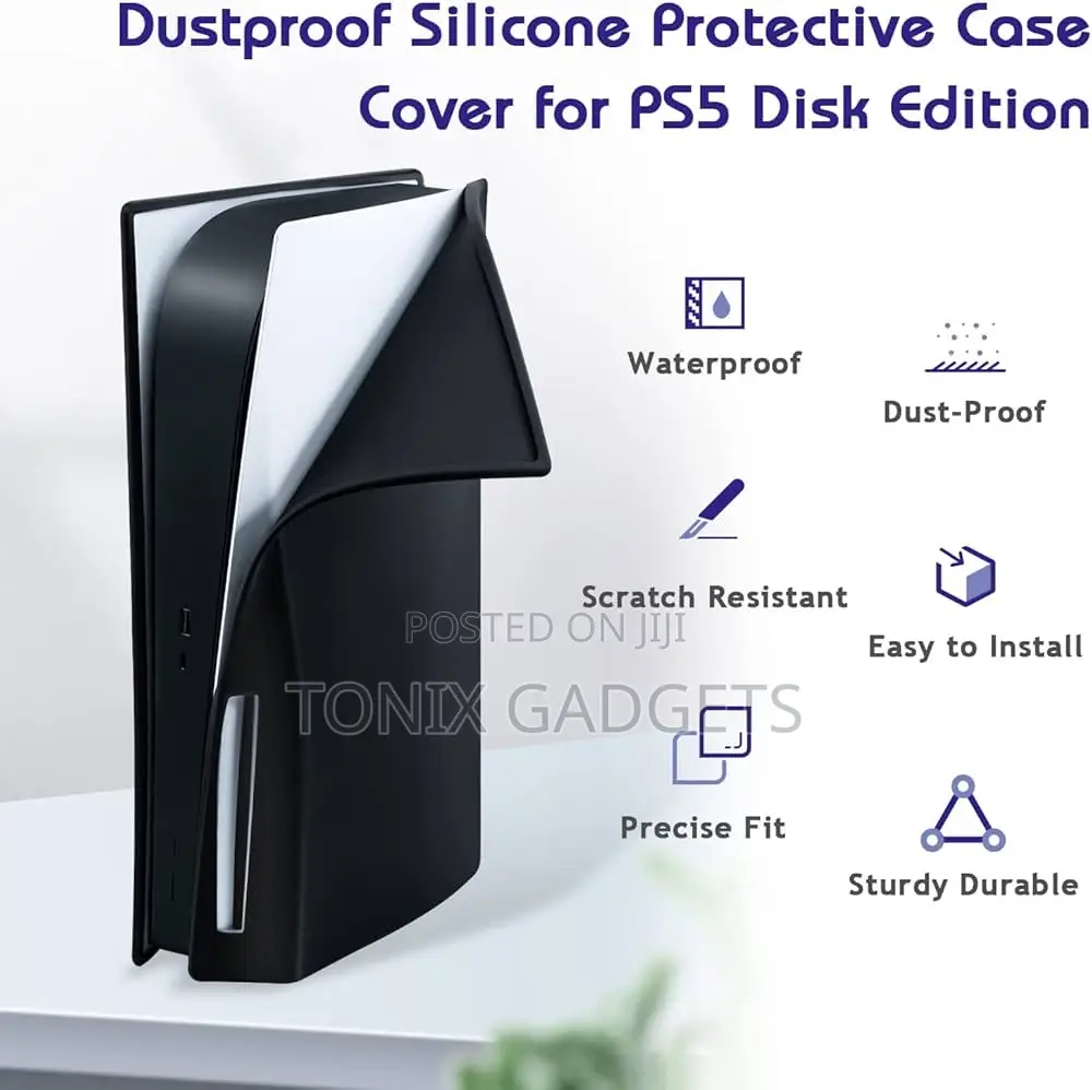 Protective Silicone Cover for Ps5 Console( Fat) Uhd Edition