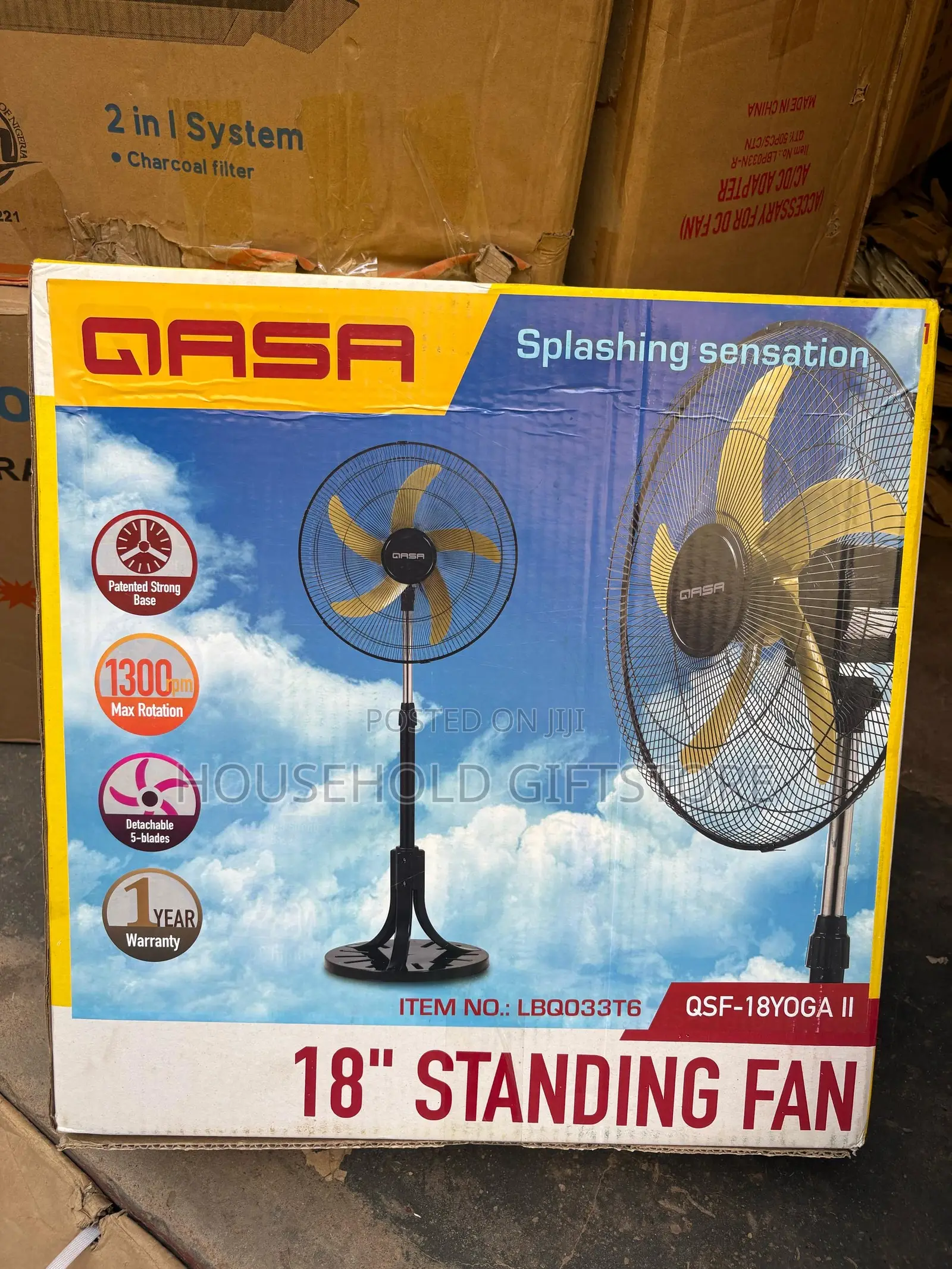 Qasa 18inches Standing Fan