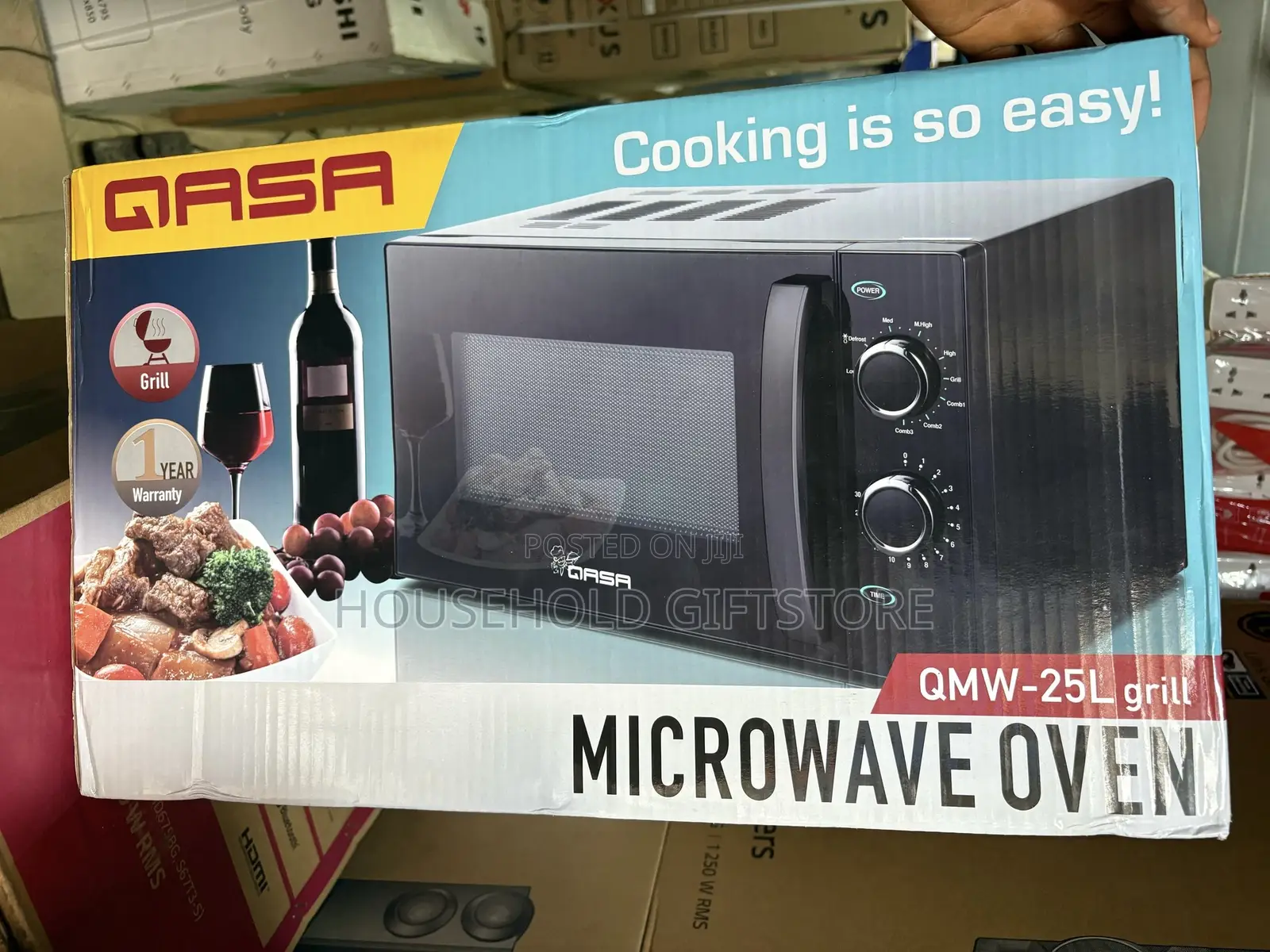 Qasa 25litres Microwave Oven With Grill