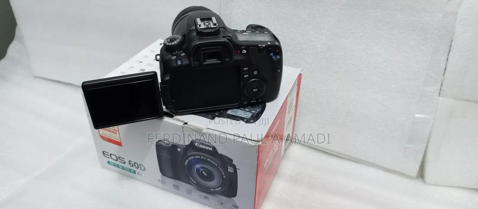 Canon Professional Photo and Video Camera With 18to135 Lens