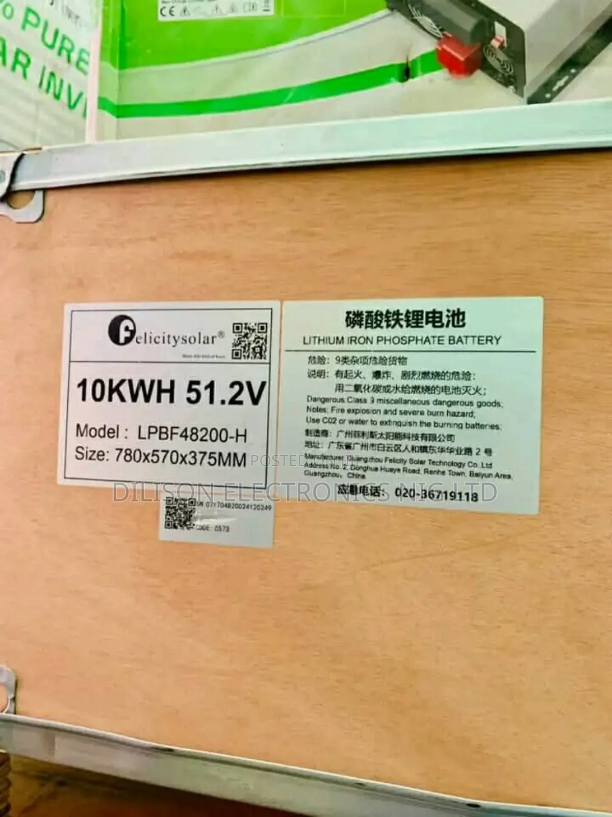 Original Felicity 10kwh Battery